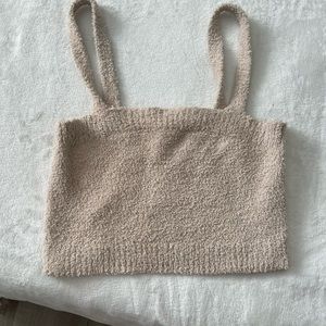 Fuzzy Tank Crop Top